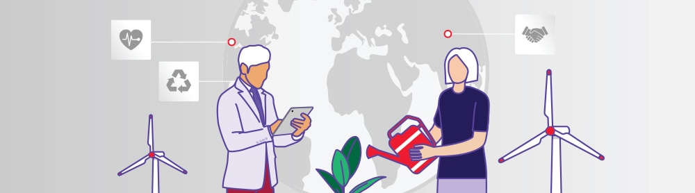 Illustration de la chaîne d'approvisionnement