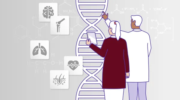 Health and life sciences illustration