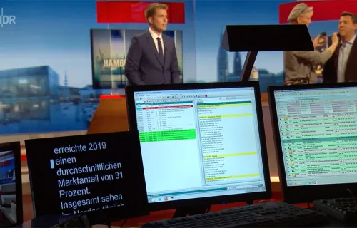 OpenMedia StudioDirector newsroom solution at NDR
