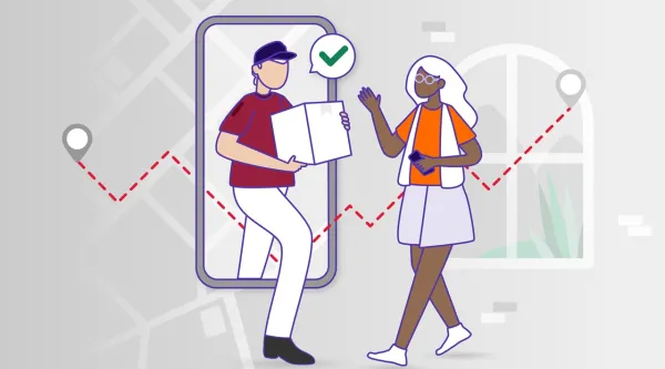 Retail delivery illustration